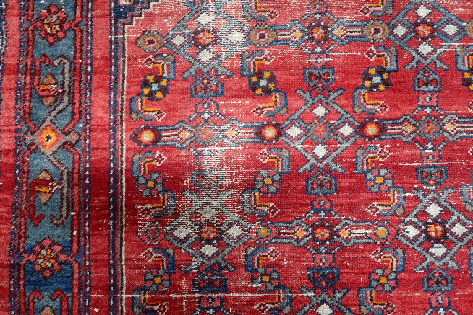 Antique Persian Hamadan handmade rug 129 x 203 cm 1920s - 1C1224