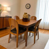 Set of 4 chairs by Niels Koefoed Denmark 1960s