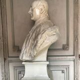 Buste d’un prélat en plâtre