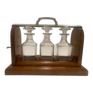 Cave Art déco portative - liqueur cristal