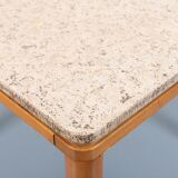 Vintage travertine dining table from Stilwood, Italy 1970