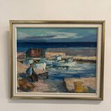 Huile sur toile de Svend Nilsson