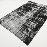 Black & gray antique handmade Turkish rug 259x175cm