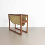 Teak magazine rack by Kai Kristiansen published by Sika Mobler 1960
