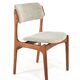 Set of 4 Erik Buch chairs for O.D. Møbler model 49 'Bur' - danish design