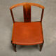 Steen Eiler Rasmussen Rosewood with leather dining chairs Model 700
