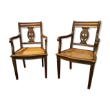 Set of two chairs canned