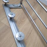 Porte-manteaux en aluminium vintage