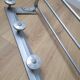 Porte-manteaux en aluminium vintage