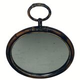 Faux bamboo chinoiserie mirror, France 1960s-1970