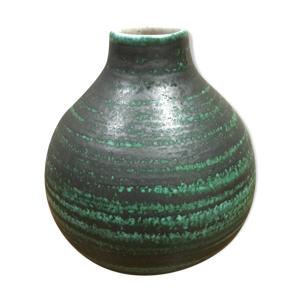 Vase en céramique vert