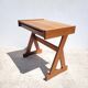 Old school desk renovated in solid oak