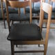 Table avec deux allonges et ses 6 chaises scandinave en teck des années 1970