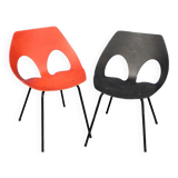 Pair of chairs Carl Jacobs airborne 1960