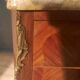 Pair of Louis XV style bedside tables in marquetry