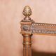 Paire de Chaises d'Appoint Sculptées en Bois Doré