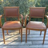 Pair of 50s bridge chairs