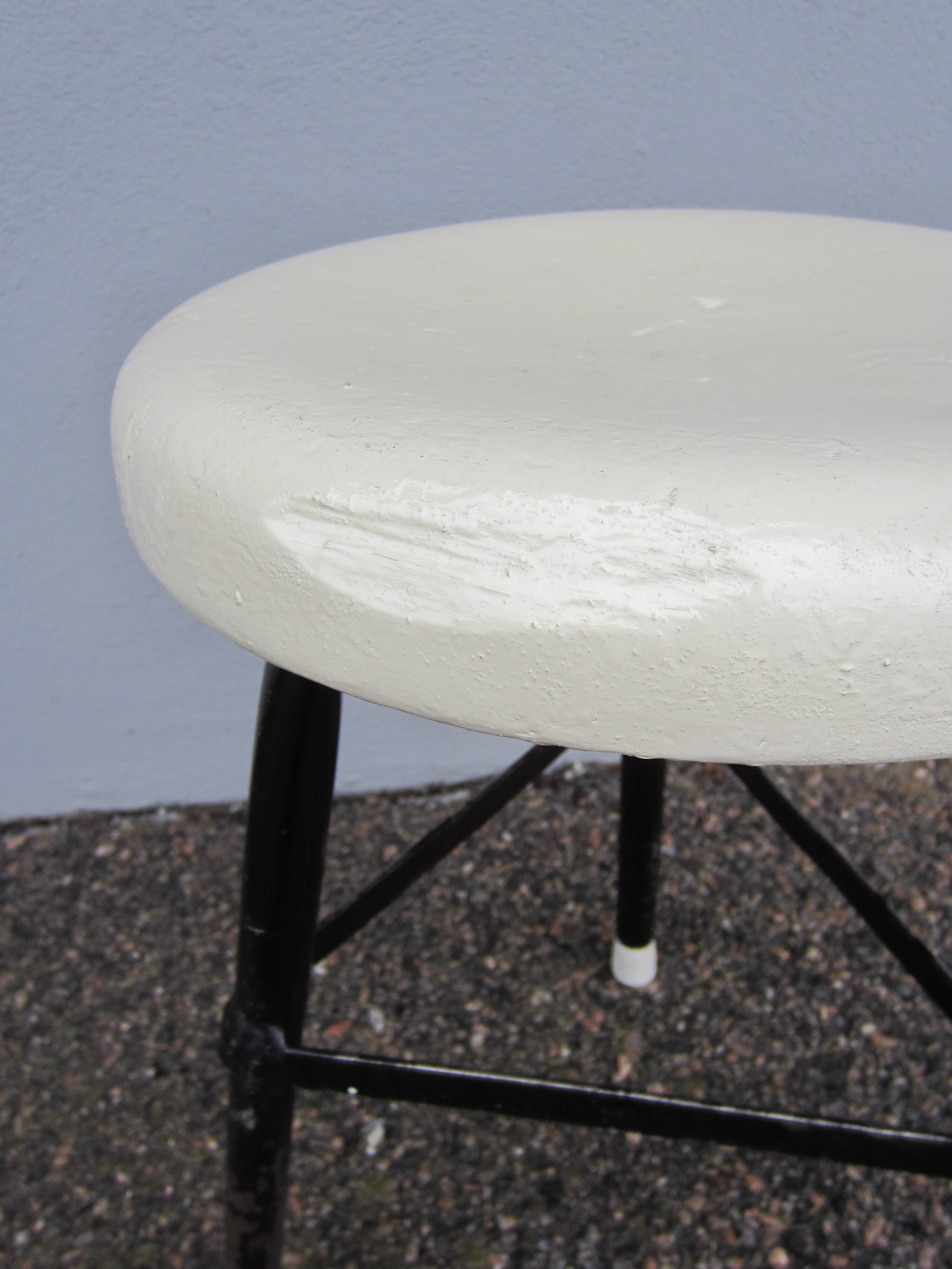 Scandinavian industrial stool from the 1930s.