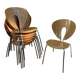 Series of 8 chairs model Globus Editor Stua Designer Jesús Gasca