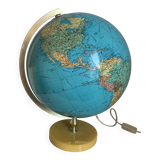 Grand globe vintage 1970 terrestre pvc jro verlag - 44 cm