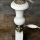 Vintage Alabaster and Brass Lamp Base H 30 cm