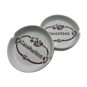 Set of ashtrays cups vintage aperitif