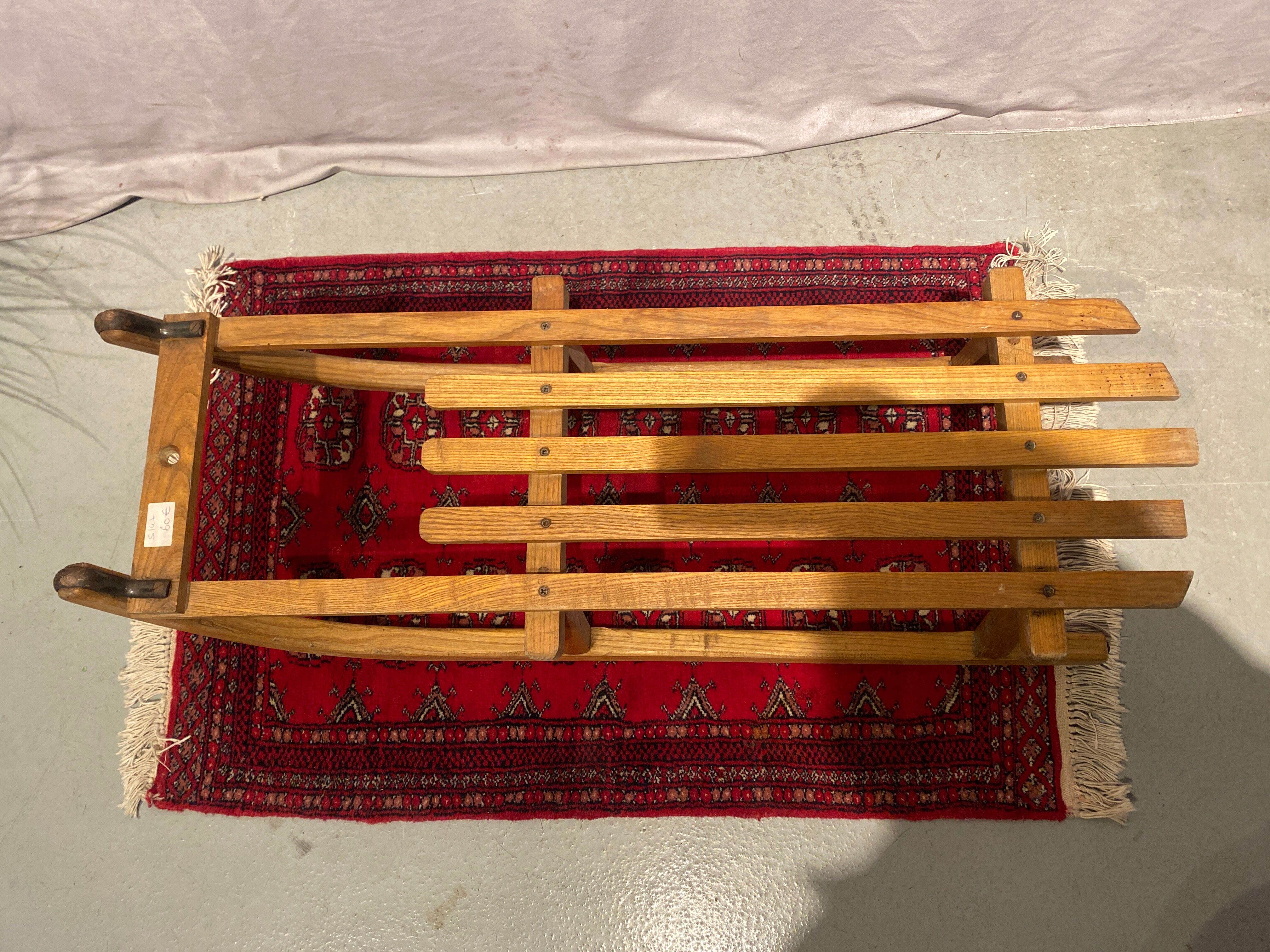 Antique wooden sledge