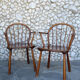 Pair of Scandinavian bars with solid wood Denmark
