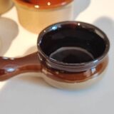 Vintage stoneware ramekins and casseroles