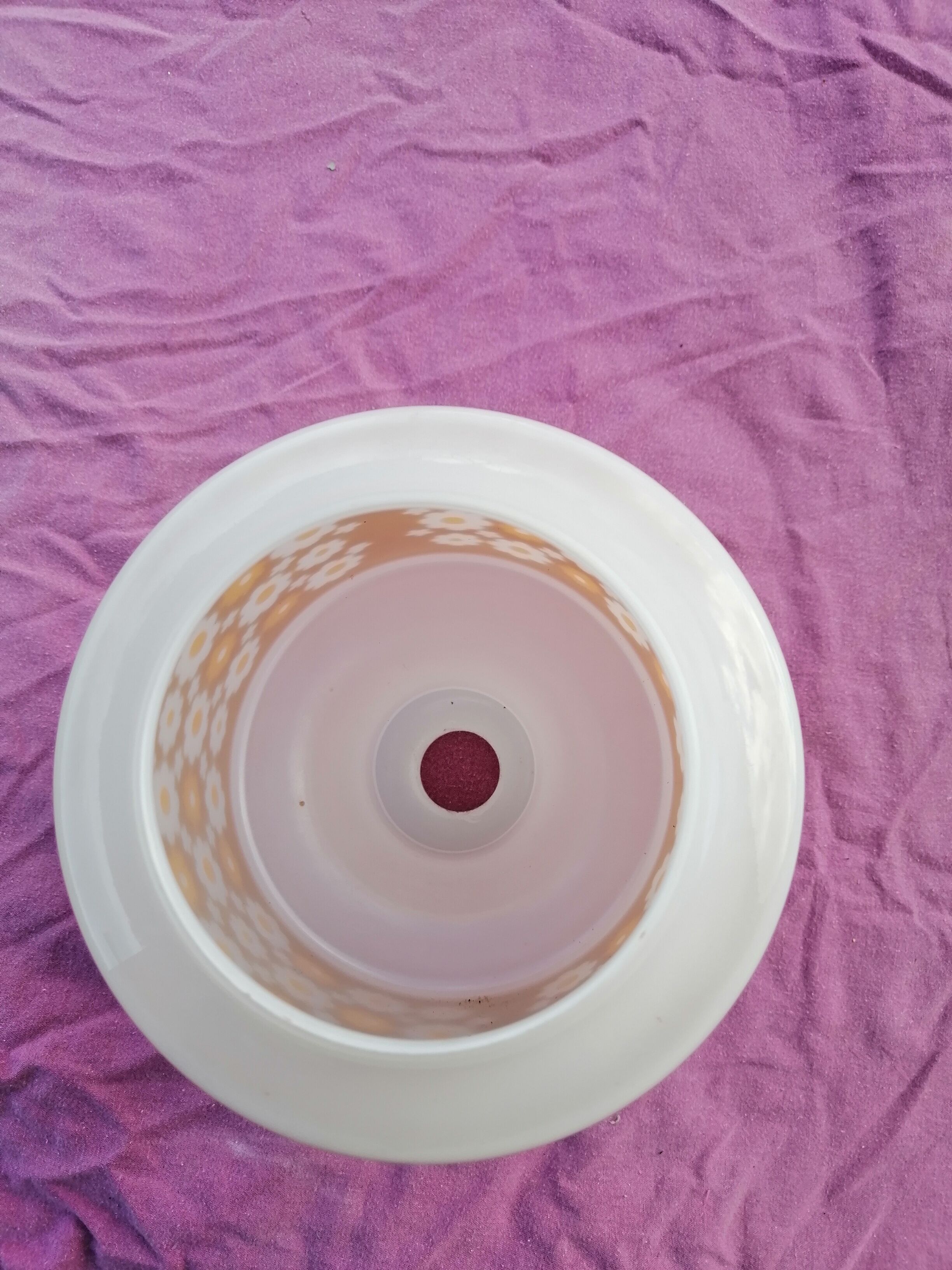 Vintage arcopal lampshade year 1970