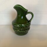 Green pitcher from the Sainte Marguerites desvres cellars