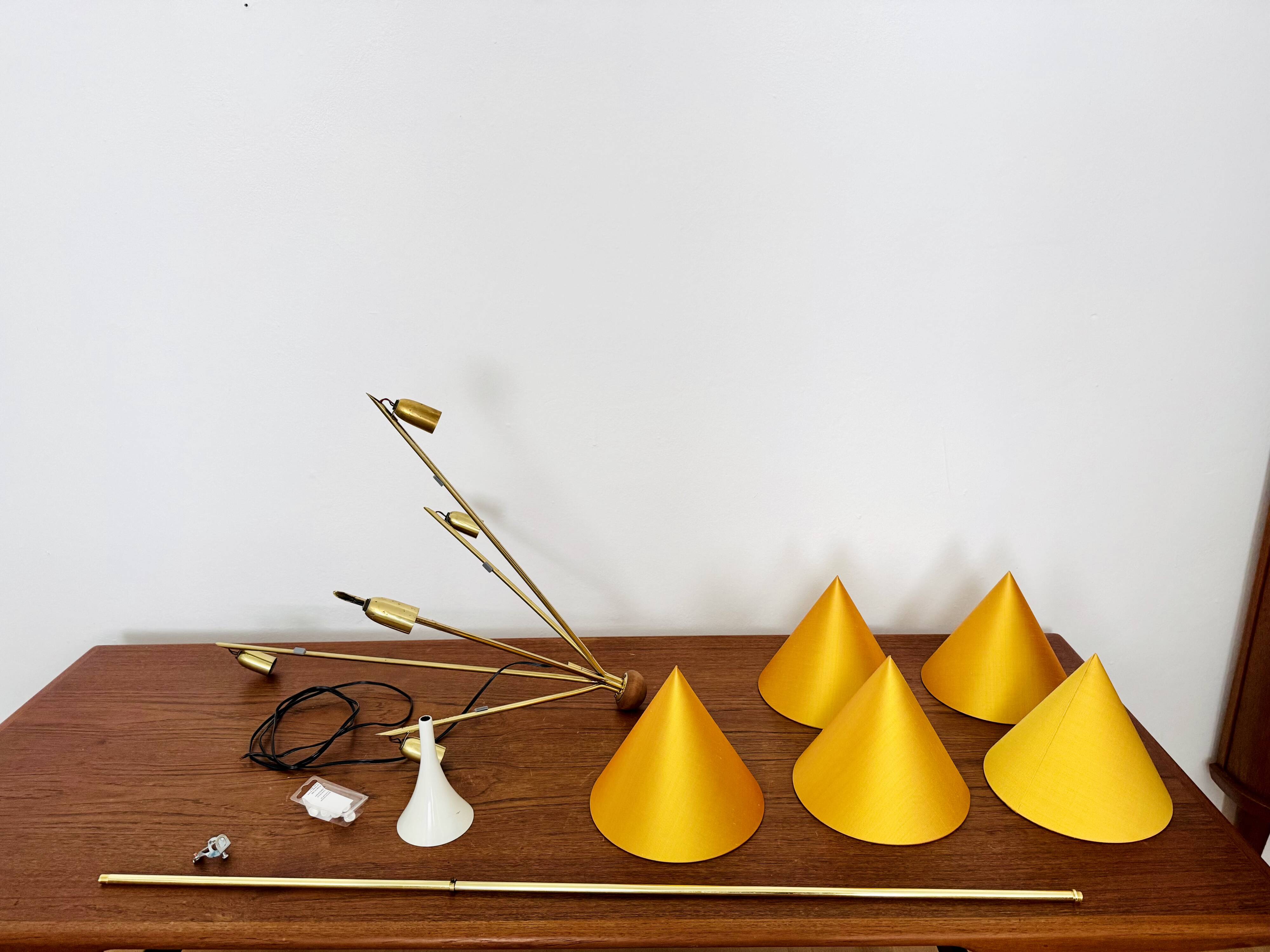 Lustre en laiton de Rupert Nikoll