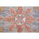 Vintage Turkish Oushak Handmade Wool Cotton Red Runner Rug 99x210