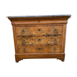 Commode en loupe d'orme