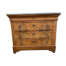 Chest of drawers in elm magnifying glass nineteenth century style Charles X