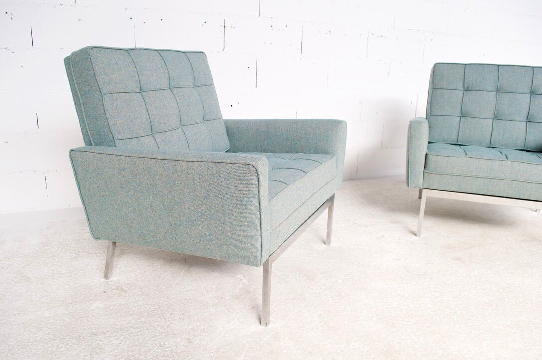 Pair of armchairs, model 67 A, by Florence Knoll, 1966, Knoll International publisher