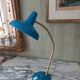 Lampe de bureau vintage bleue