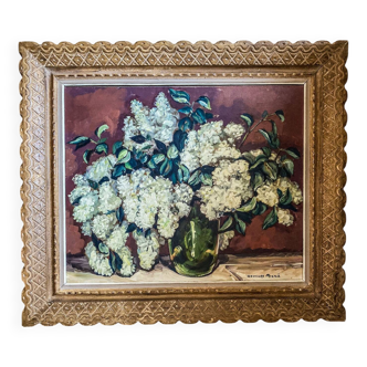 Carved wooden frame E Mouth