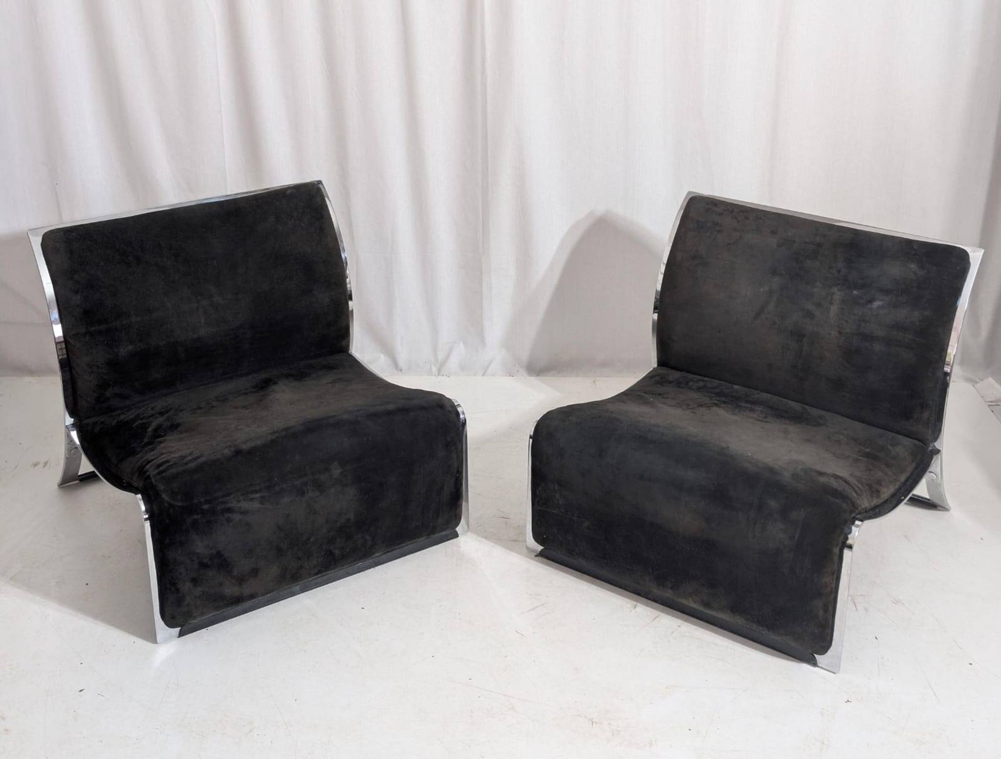 Pair of lounge chairs by Vittorio Introini for Saporiti, 1960s