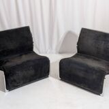 Pair of Lounge Chairs by Vittorio Introini for Saporiti, 1960s