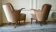 Lot de 2 fauteuils sculptural années 50 60
