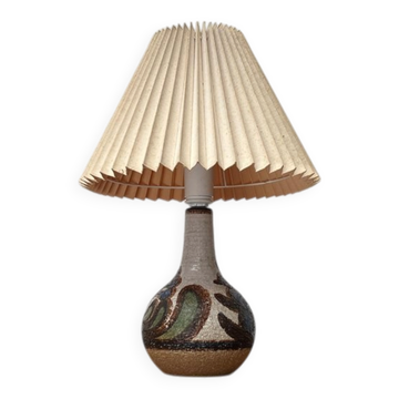 Mid-Century Danish Studio Pottery Model 3068 Table Lamp from Søholm, 1960s