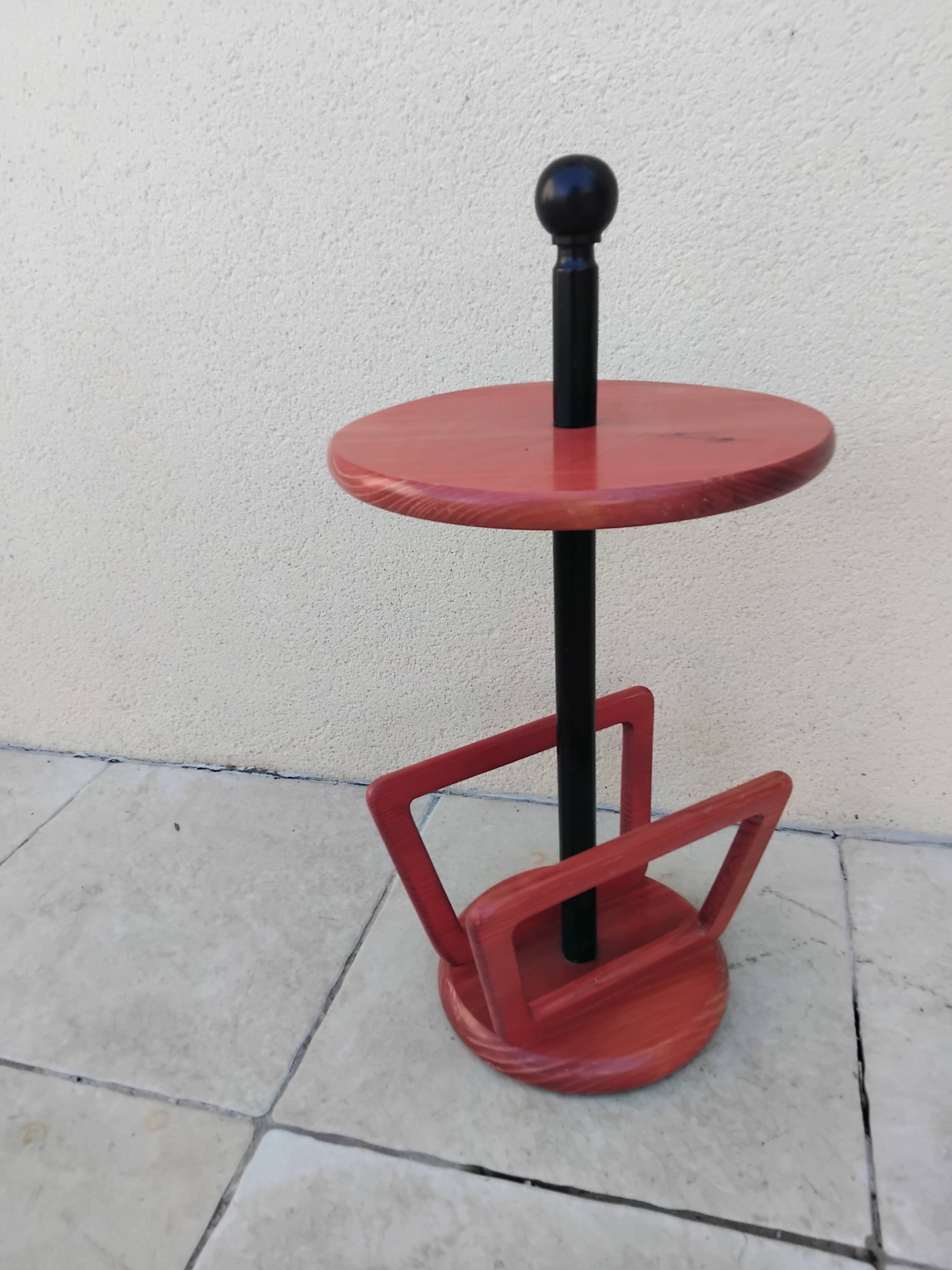 Table d'appoint, porte-revue vintage scandinave
