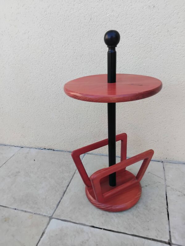 Table d'appoint, porte-revue vintage scandinave