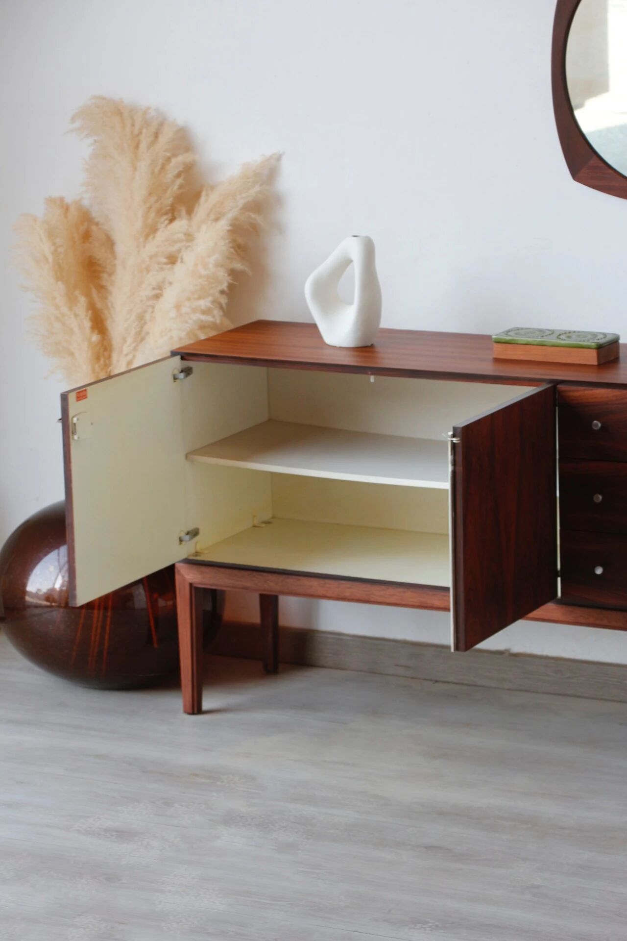 Enfilade vintage rosewood Palette Sideboard (1970)