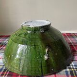 Emerald green Tamegroute salad bowl D28