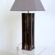 Lampe cinétique années 70 altuglas et acier chromé France, circa 1970