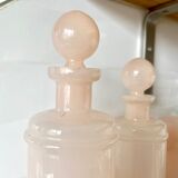 2 vials and 1 jar in powder pink opaline