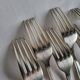 12 silver-plated table forks Manufrance