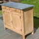 Patinated Parisian buffet – Zinc tray